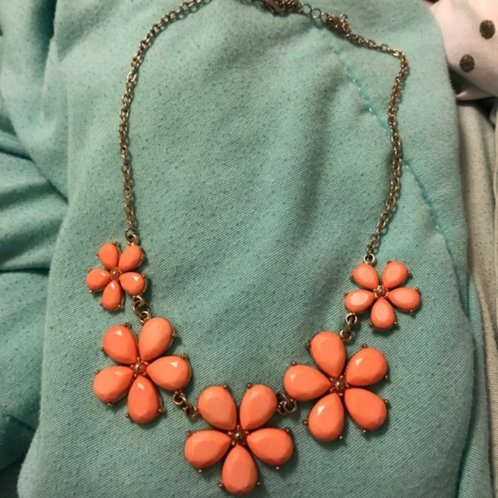 Pink Flower Necklace